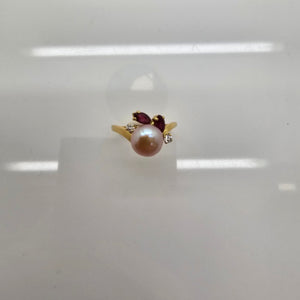 Bague en Or Jaune 18K - 3.78 Grs - Taille 57