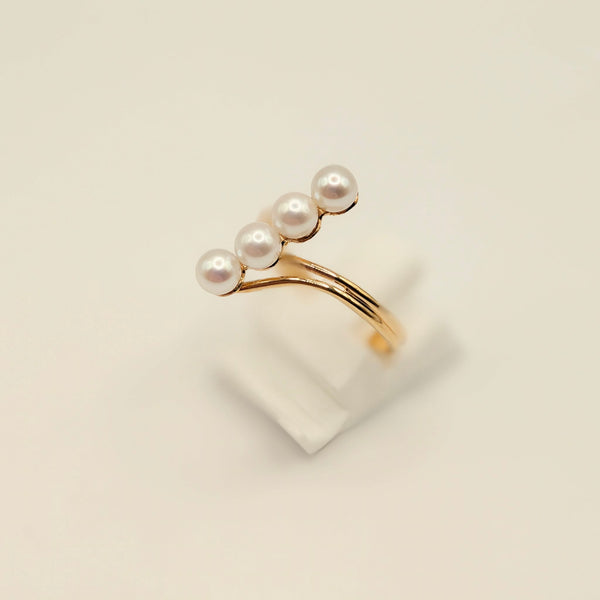 Bague Or Jaune 18 K -  Taille 55.5 - 2.77 G