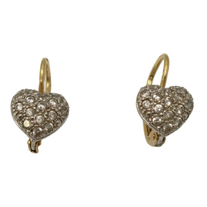Boucle d'oreilles en Or Jaune/Blanc 18K - 3.97G