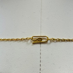 Collier Matinée en Or Jaune 18K - Maille Originale 60cm