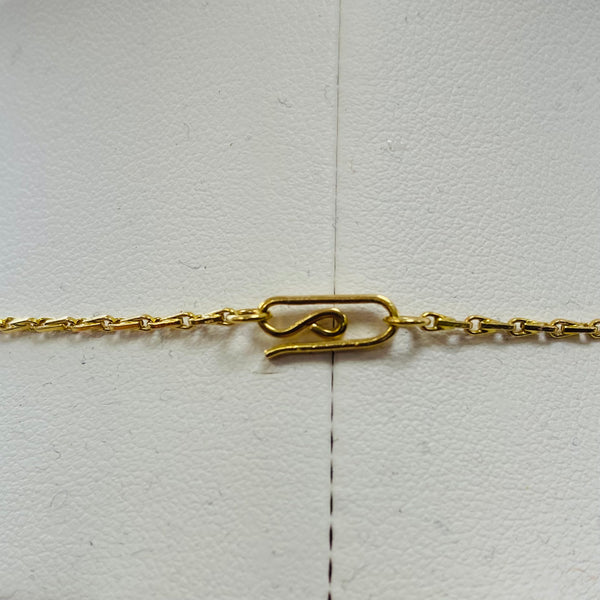 Collier Matinée en Or Jaune 18K - Maille Originale 60cm
