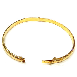 Bracelet Jonc Or Jaune 18k - 7.25 Grs