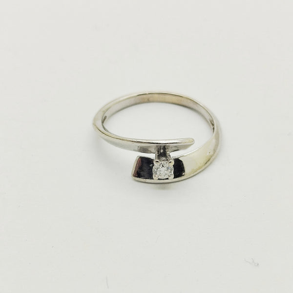 Bague en Or Blanc - Taille 47 - 2.01 Grs