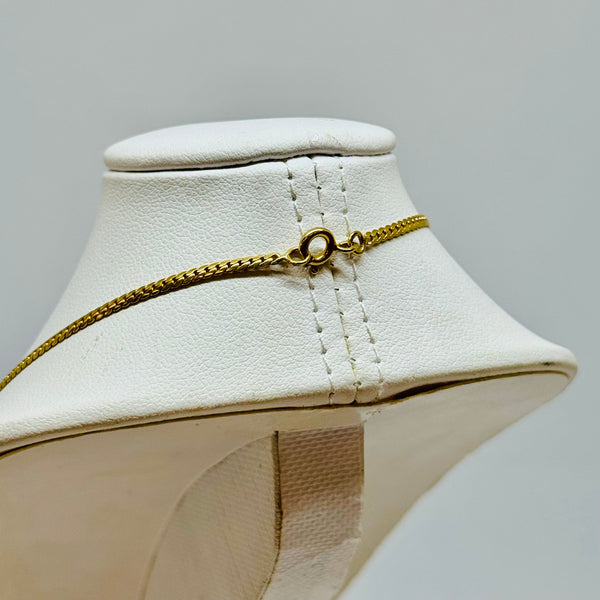 Collier Princesse Or Jaune 18k avec Diamants 10