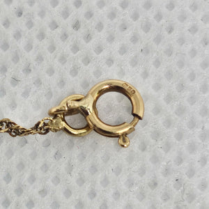 Collier  en Or Jaune avec Perles et Diamants Longueur -22.50 cm