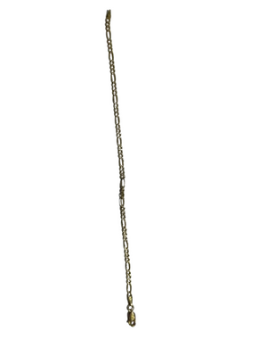 Bracelet Gourmette Figaro en Or Jaune 18 K - 4.02 Grs
