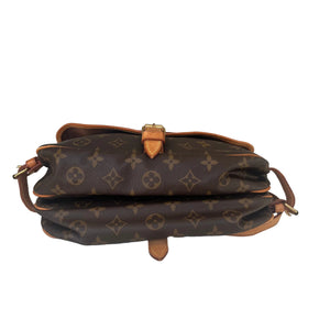 Sac à bandoulière Saumur Louis Vuitton en Toile Monogram marron