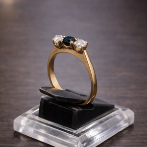 Bague en Or Jaune 18K - Taille 49 - 2.78G