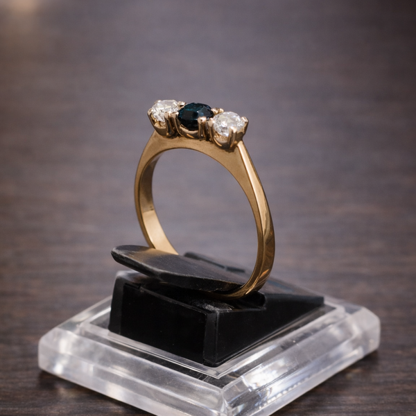 Bague en Or Jaune 18K - Taille 49 - 2.78G