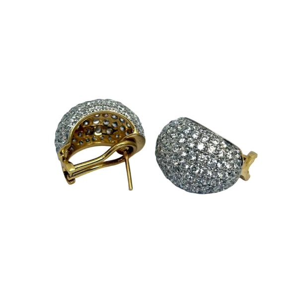 Boucles d'Oreilles en Or Jaune 18K - 12.84 Grs