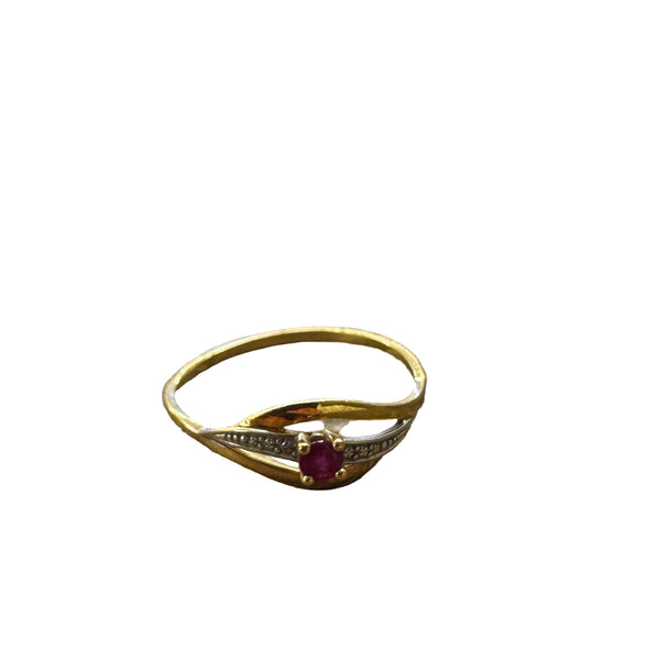 Bague en Or Jaune 18 Carats Taille-54