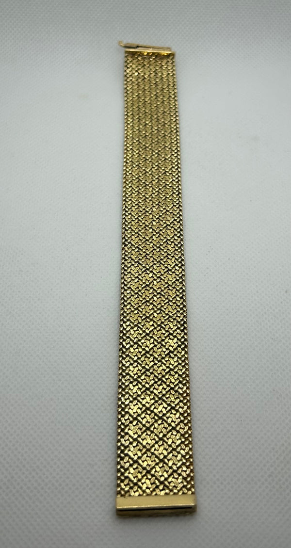 Bracelet Manchette en Or Jaune 18K 52.75 Grs