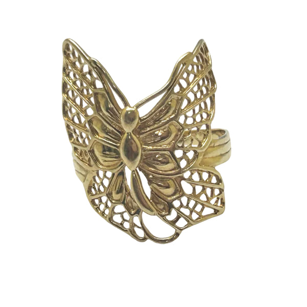 Bague Libellule Or Jaune 18K