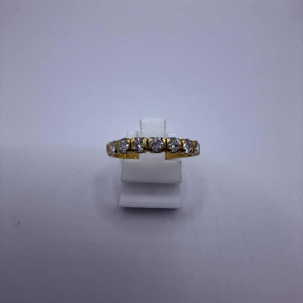 Bague en Or Jaun18 Carats Poids -1.70 Grs Taille -52.5