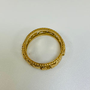 Bague Jonc Or Jaune 18 Carats - Taille 51