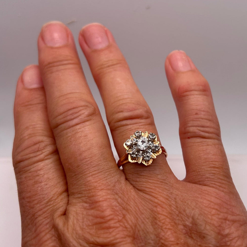 Bague Chou en Or Jaune 18K Taille-57