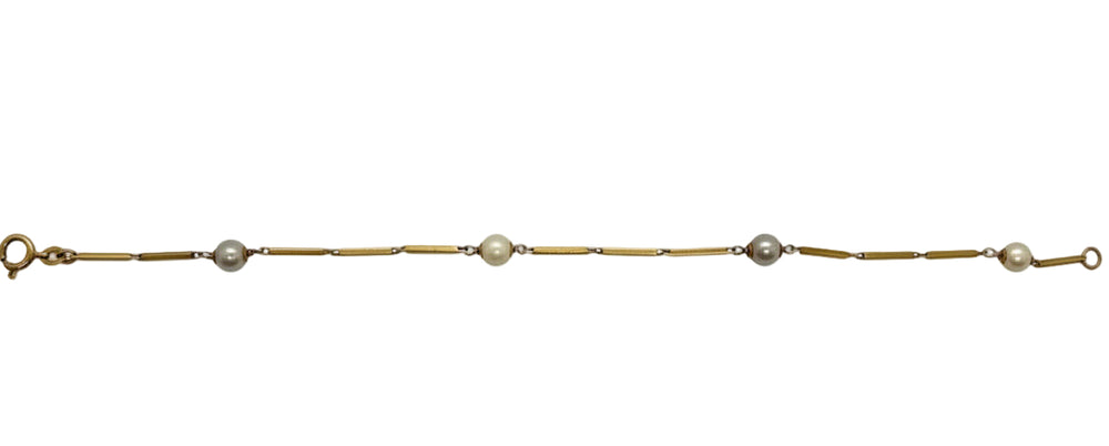 Bracelet en Or Jaune 18k - 4.38 G Poids - 4.38 Grs