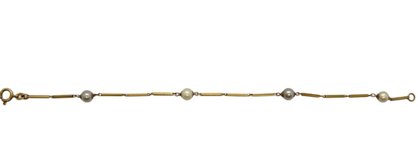 Bracelet en Or Jaune 18k - 4.38 G Poids - 4.38 Grs