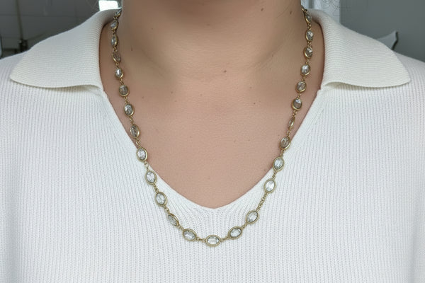 Collier Princesse en Or Jaune 18K - 16.59G