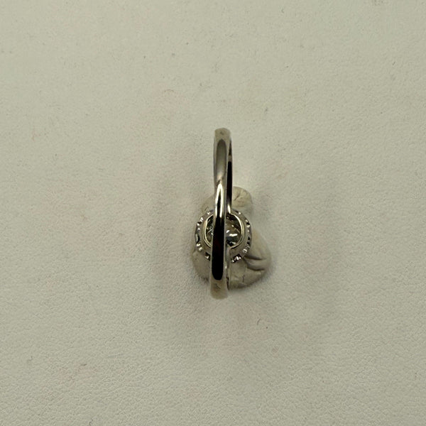 Solitaire en or blanc 18K Taille-61