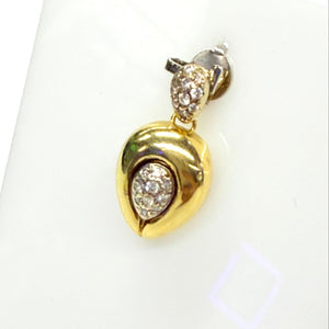 Pendentif diamant en Or Jaune et blanc 18K 2.21 Grs