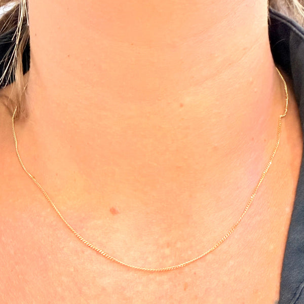 Collier Chaîne en Or Jaune 18K - 1.67g