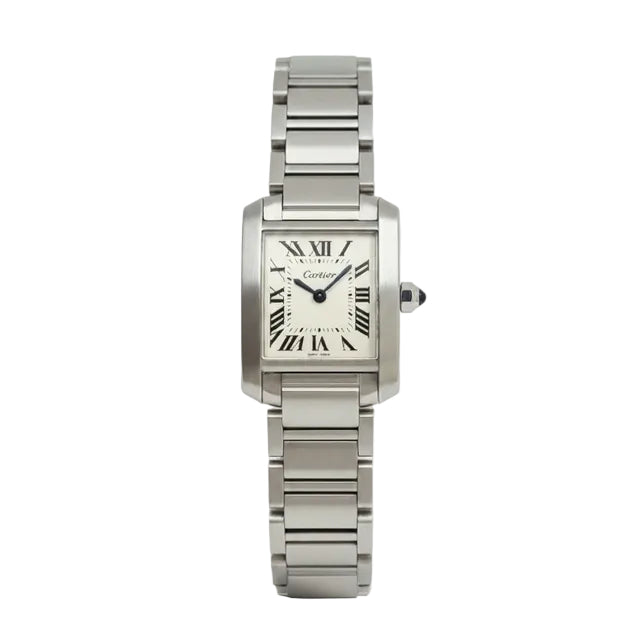 Montre Cartier Tank Automatique Acier 2004 en Très Bon Etat