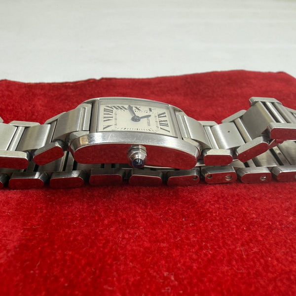 Montre Cartier Tank Automatique Acier 2004 en Très Bon Etat