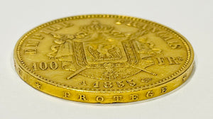 Pièce 100 Francs Napoléon en Or Jaune 20K - 32.24
