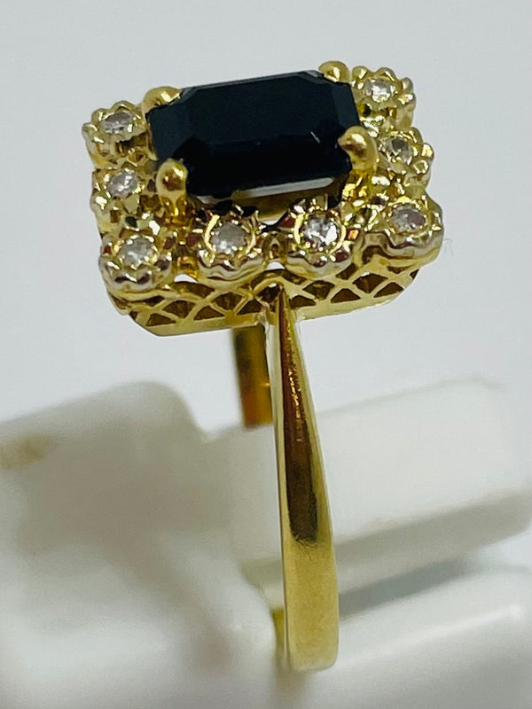 Bague en Or Jaune 18K - Taille 52