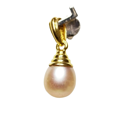 Pendentif Solitaire en Or Jaune 18K 1.68 Grs