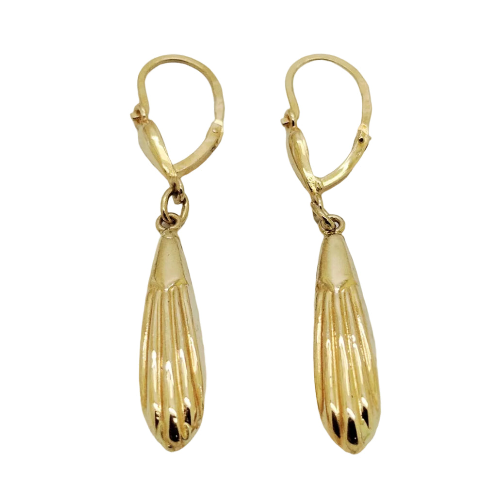 Boucles d'oreilles en or jaune 18K - 1.57 G