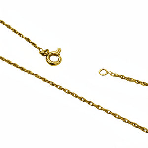 Collier Chaîne Torsadé Or Jaune 18k