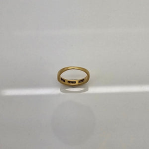 Bague demi tour en Or jaune 18K - Taille 57 - 4G