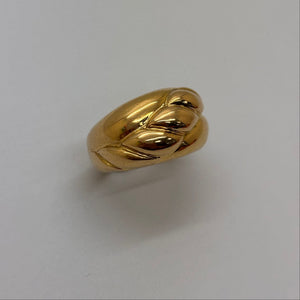 Chevalière en or jaune 18K Taille-49