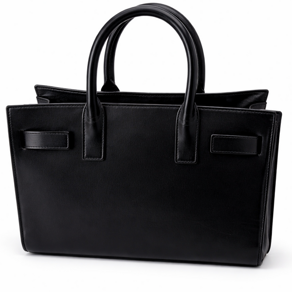 Yves saint Laurent Modèle Jour Sac à Main en Cuir Noir