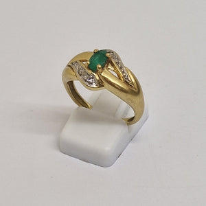 Bague en Or Jaune 18K Taille-57