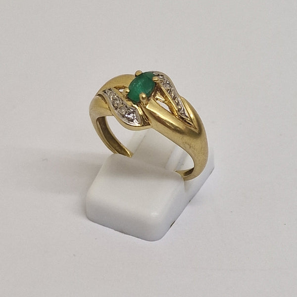 Bague en Or Jaune 18K Taille-57
