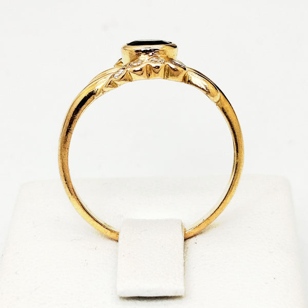 Bague en or jaune 18K Taille 54 - 2.80 G