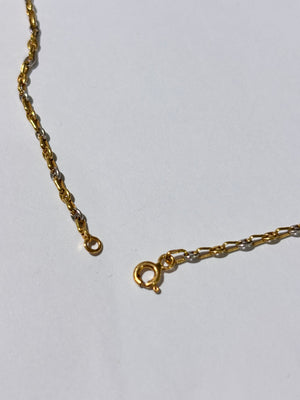Collier Sautoir Grain de Café Or Jaune 18K