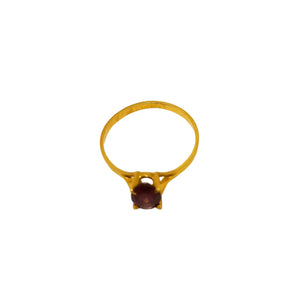 Bague en Or Jaune 18K - Taille 63 - 1.16G