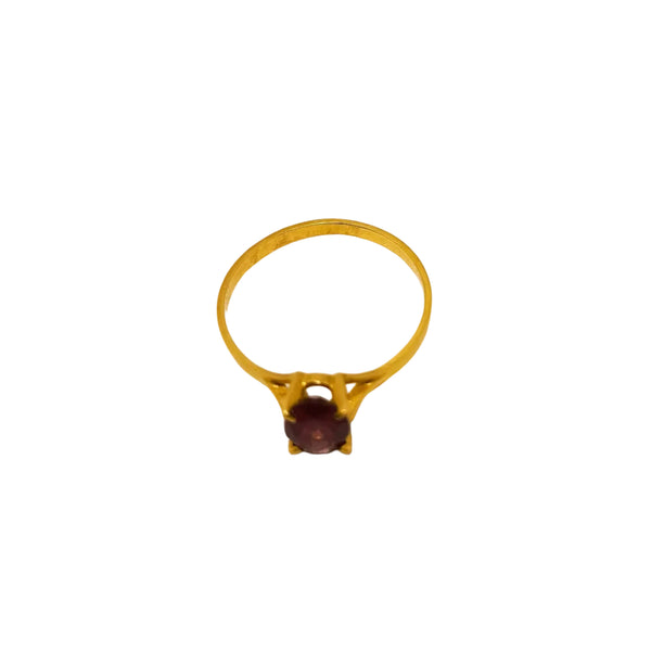 Bague en Or Jaune 18K - Taille 63 - 1.16G