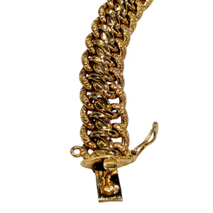 Bracelet Maille Fantaisie Or Jaune 18k