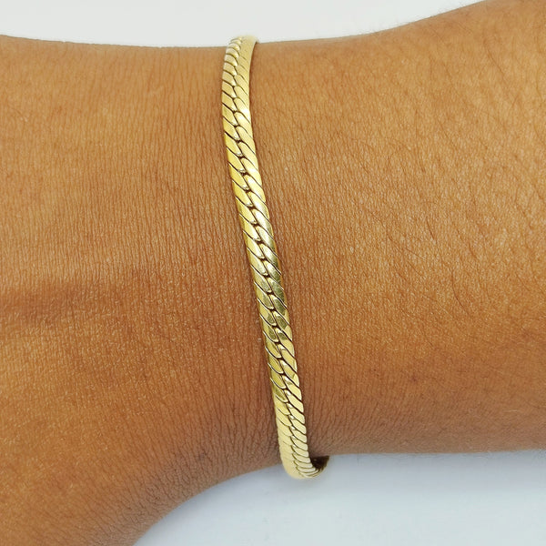 Bracelet en Or jaune 18K 16,5 cm -  4.91 Grs