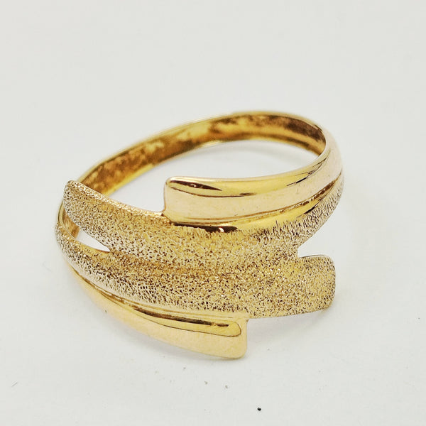 Bague en or jaune 18K Taille-55
