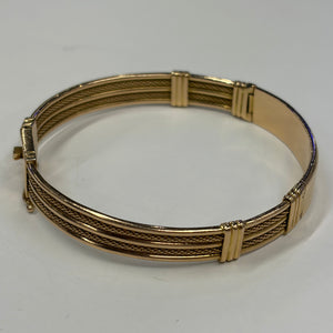 Bracelet Jonc en Or Jaune 18 K - 40.07 G