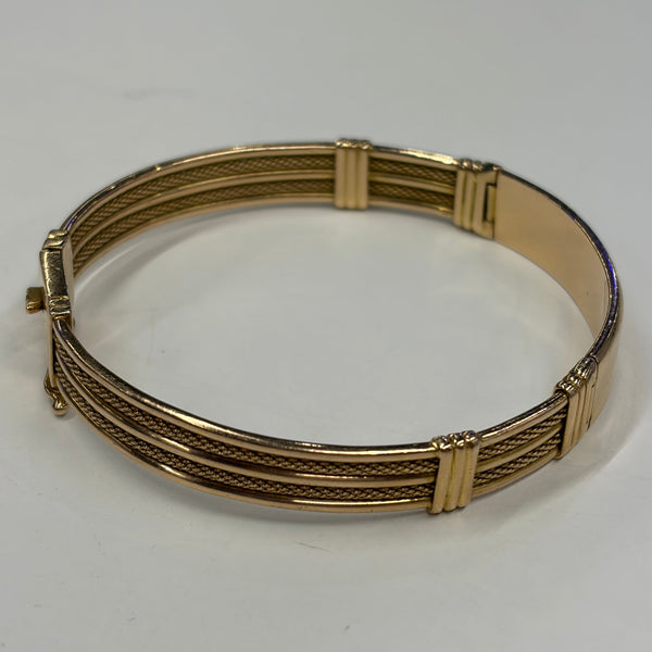 Bracelet Jonc en Or Jaune 18 K - 40.07 G