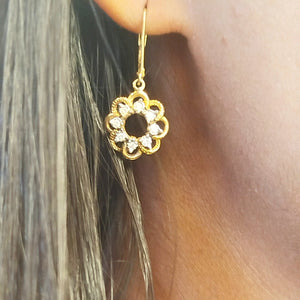 Boucles d'oreilles en Or Jaune 14K - 3.26 Grs