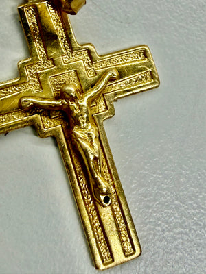 Pendentif Croix en Or Jaune 18 K - 2,68 G