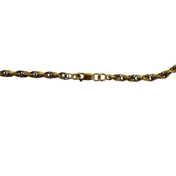 Collier Ras du Cou en Or Jaune 18K - 5.44g